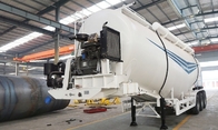 Titan Vehicle 3 axle bulk cement trailer with diesel engine fly ash bulk trailer supplier