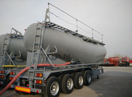 TITAN vehicle 4 axle 70T big capacity bulk powder goods tanker for sale supplier