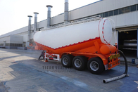 TITAN vehicle 3 axle air compressor cement bulker unloading bulk cement truck trailer supplier