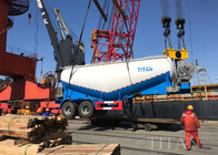 2 axle dry powder materiel cement bulker transportation truck trailer for sale supplier