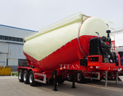 3 axle 50 tons pneumatic dry bulk trailer to transport flour powder truck supplier