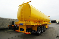 3 axle 42000 liters carbon steel diesel fuel tank semi trailer  for sale supplier