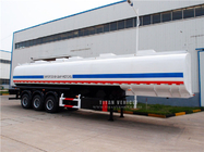 3 axle 40 cbm  stainless steel  fuel oil tanker semi trailer for sale supplier