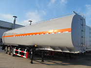 steel 42000 liters fuel oil tanker trailer with tri axle for sale supplier