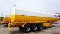3 axles distribution fuel tanker trailer with four company compartment tank trailer for sale supplier
