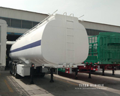 4 axles semi trailer tankers with 60,000 Liter capacity with  distribution fuel tanker trailer for sale supplier