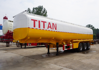 3 axles carbon steel fuel tank semi trailer with 40000 liters fuel oil tanker semi trailer for sale supplier
