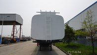 4 axles semi trailer tankers with 60,000 Liter capacity and four company compartment tank trailer supplier