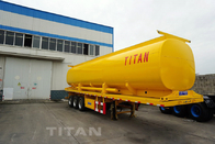 lubricant oil loading tanker trailer with four company compartment tank trailer for sale supplier