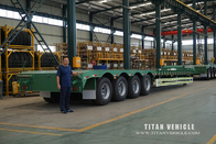 4 axles low bed semi trailer for transport heavy cargo and price low bed trailer low prices supplier