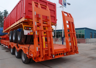 3 axles 100 tons lowbed semi trailer truck trailer  for heavy duty for sale supplier