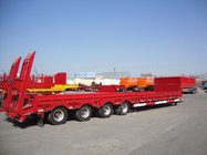 4 axle 30 tons to 100 tons low bed truck trailer with lowbed height for sale supplier