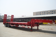 2 axles 40 tons flat deck low bed trailer low loader semi trailer for sale supplier