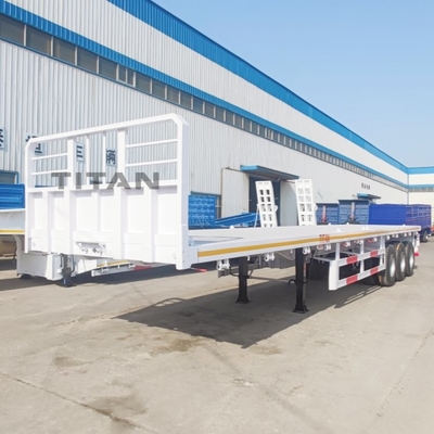 Tri Axle 40 Feet Semi Flatbed Trailers for Sale Near Me