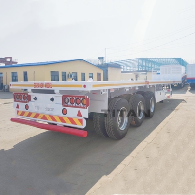 Tri Axle 40 Feet Semi Flatbed Trailers for Sale Near Me