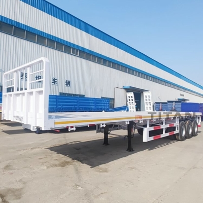 Tri Axle 40 Feet Semi Flatbed Trailers for Sale Near Me