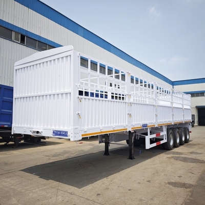 TITAN 4 Axle 80Ton Stake Cargo Semi Trailer | Stake Semi Trailer