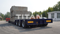 100 ton - 150 ton 3 line 6 axles lowbed with 2 line 4 axles dolly by TITAN VEHICLE supplier
