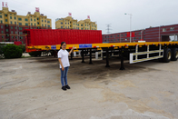 2 axle flatbed container transportation trailers | TITAN supplier
