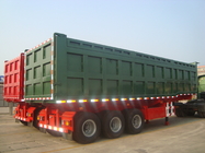 hydraulic end  semi dump Tipping tipper trailer for sale /30ton dump trailer/20ft container tipping chassis supplier