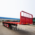 heavy duty 20 foot 40 foot flatbed trailer cargo trailer manufacturers 3 axle flatbed trailers front wall flatbed supplier