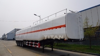 Gasoline transport truck trailer gasoline tanker trailer gas fuel tank trailer supplier