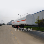 Gasoline transport truck trailer gasoline tanker trailer gas fuel tank trailer supplier