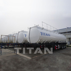 Titan tri axles oil tank trailer for sale liquid tanker crude oil tanker trailers supplier