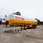 TITAN 33000 litres fuel tanker trailer palm oil storage tanker truck for palm oil supplier