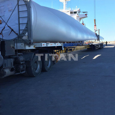 56m Wind Blade Trailer TITAN Wind Turbine Blade Trailer for Windmill Turbine Blade Transport supplier