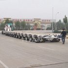 120 ton-150ton low bed trailer dimensions lowboy hydraulic gooseneck low bed trailer supplier