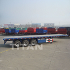 3 axles 40ft 40 ton 60 tons flat bed car semi trailers for sale supplier