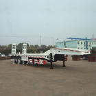 Heavy duty tri-axle excavator low bed trailer 60 tons supplier