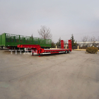 Low Bed Trailer 2 axles 50 tons for the transport of 75 ton and 45 ton machines supplier