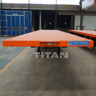 TITAN tri axle flatbed trailer for sale supplier