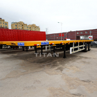 TITAN 2 axle 40 ft flatbed trailer 40ft container trailer flatbed truck trailer for sale supplier