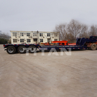 TITAN 3 axle 60tons low bed trailer for excavator detachable gooseneck lowboy trailer price for sale supplier