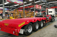3/4 Axles 45-60 Tons Low-Bed Heavy Duty Transport Equipment Truck Semi Trailer supplier