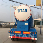 2 axle compressor bulk cement semi trailer truck  40ton Bulk Cement Powder Tanker Truck Trailer supplier