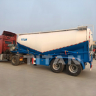 2 axle compressor bulk cement semi trailer truck  40ton Bulk Cement Powder Tanker Truck Trailer supplier