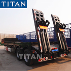2 axle 40ton lowbed lowboy semi trailer low bed truck trailer supplier