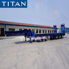 Heavy Tractor Semi Trailer 3 Axles 60 Ton Low Bed Trailer Lowbed Trailer supplier
