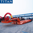 TITAN 3 Lines 6 Axles Hydraulic Detachable Front Loading Lowboy Trailer supplier
