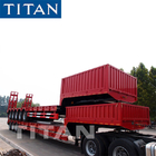 TITAN 5 axle lowbed semi-trailer low bed trailer with 100 Ton capacity supplier