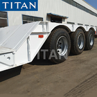 TITAN Hydraulic detachable front loading gooseneck lowboy trailer supplier