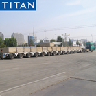 TITAN 8 lines 16 axles self propelled modular transporters hydraulic trailer supplier
