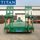 TITAN 6 Axles Low-loader Heavy Duty Lowbed Mining Semi Trailers supplier