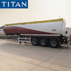 TITAN 33000 Liters Fuel Tanker Trailer With 3 Inch Manhole Cover supplier