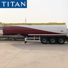 TITAN 33000 Liters Fuel Tanker Trailer With 3 Inch Manhole Cover supplier