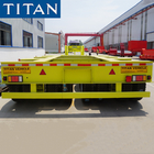TITAN 3 line 6 axle 120 ton hydraulic detachable neck lowboy trailer supplier